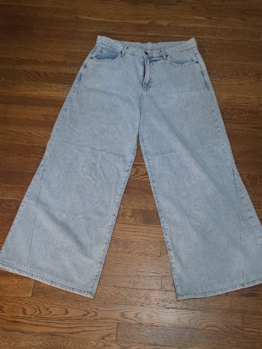 a.n.a Light Blue Wide-Leg Women's Jeans